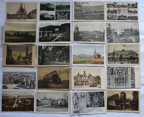 142336/ 100 Cartes Visualisées Localités Sigmaringen, Ettlingen, Cintra, etc.