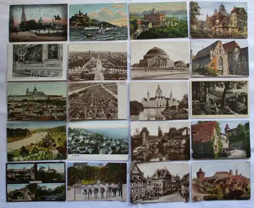 141336/ 100 Ansichtskarten Ortschaften Süllberg Wildemann Hügel Blankenese usw.