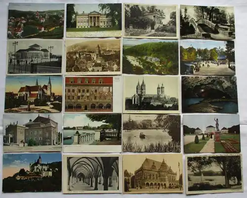 122442/ 100 Ansichtskarten Ortschaften Arensburg, Gemünden, Wilsnack usw.