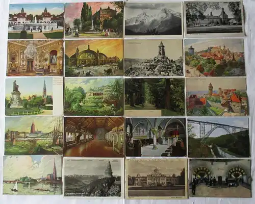 1105111/100 Cartes Visualisées Localités Langeoog, Hann.-Münden, Lüneburg, etc.