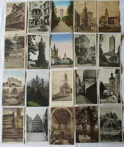 119383/ 100 Cartes Visualisées Localités Mylau, Ober-Wesel, Erbach, Berneck, etc.