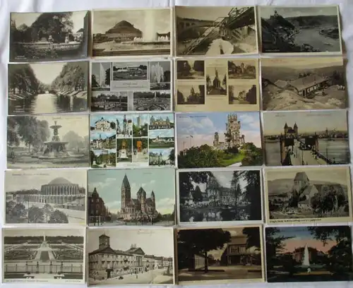 111676/ 100 Ansichtskarten Ortschaften Bad Elmen, Altenberg, Adelholzen usw.