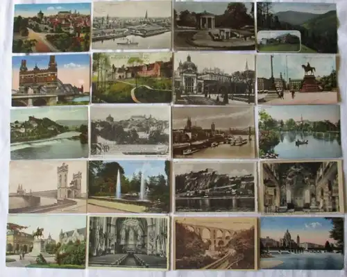 135441/ 100 Ansichtskarten Ortschaften Ansbach, Bad Lauterberg, Wiesenbeek usw.