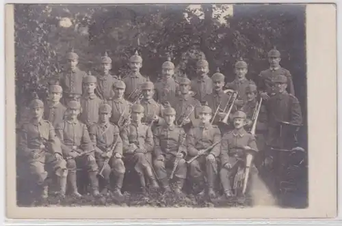 08505 Foto Ak Ersatz Infantrie Regiment 23 Musikanten in Uniform um 1910