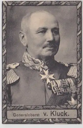 69368 Militär Ak Generaloberst von Kluck 1914