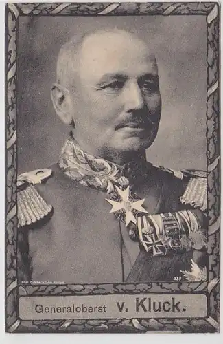 69368 Militaire Ak Chef Général de Kluck 1914