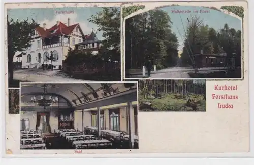 95847 Multi-image Ak Kurhotel Forsthaus Lucka 1915