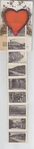 70079 Leporello Ak Gruß aus Heidelberg 1931