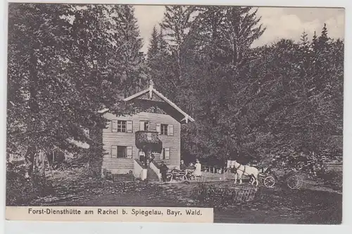 70323 Ak Forst-Diensthütte am Rachel bei Spiegelau Bayr.Wald 1910