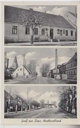69985 Salutation multi-images Ak en Liepe Westhavelland Haberlandt's Gasthof, etc. 1941