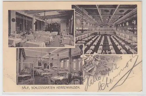 70339 Mehrbild Ak Hannover Schlossgarten Herrenhausen 1912