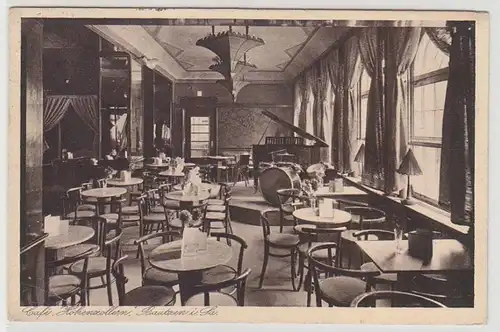 24669 Ak Bautzen Konditorei und Café 'Hohenzollern' 1928