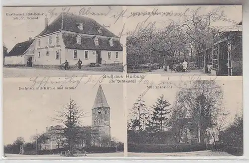 68575 Mehrbild Ak Gruß aus Horburg bei Schkeuditz 1912