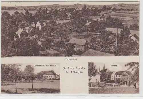 69017 Mehrbild Ak Gruß aus Lawalde bei Löbau in Sachsen 1937