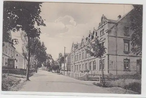 69140 Ak Lichtenberg im Erzgebirge Bahnhofstrasse 1914