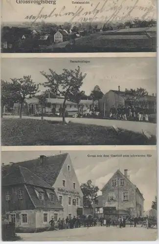 92170 Mehrbild Ak Grossvoigtsberg Gasthof zum schwarzen Bär usw. 1911
