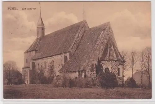 71581 Ak Süsel Partie à l'église 1914