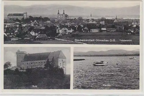69692 Multi-image Ak ville du bassin d'Ottmachau Haute Silésie vers 1933
