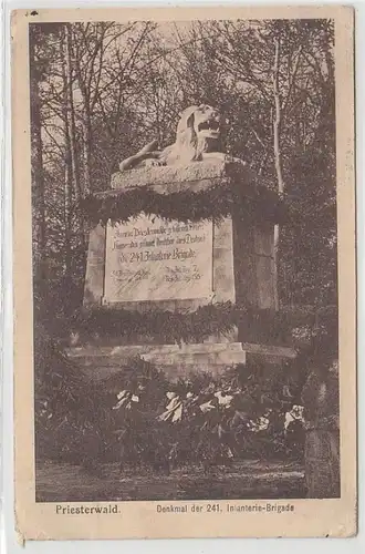 70820 Feldpost Ak Priesterwald Denkmal der 241.Infanterie Brigade 1916