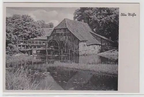 70912 Ak Alte Wassermühle um 1930