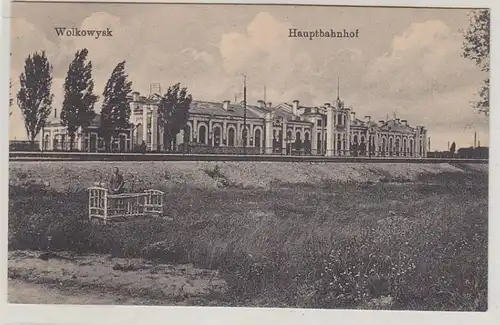 34502 Ak Wolkovysk Weissrussie gare centrale vers 1915