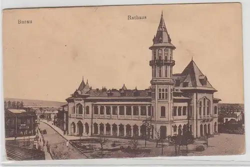 68416 poste de terrain Ak Buzau Roumanie Hôtel de ville 1917