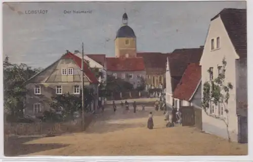 95443 Ak Lobstädt Der Neumarkt 1917