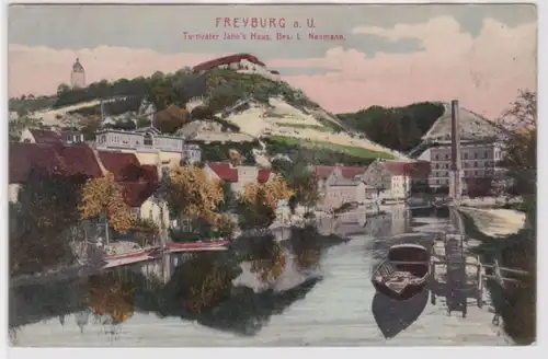 95282 Ak Freyburg a.U. Turnpater Maison de Jahn Bes. L. Naumann 1907
