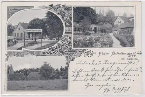 95276 Mehrbild Ak Gruss aus Kloster Nimbschen bei Grimma 1900