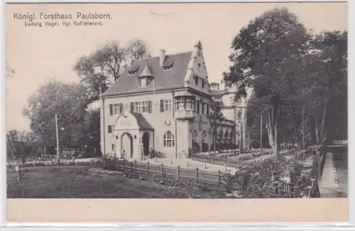 94804 Ak Berlin Vue sur la maison forestière royale Paulsborn am Grunewaldsee 1907