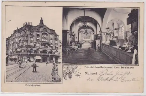 89065 Multi-image Ak Stuttgart Friedrichsbau 1912