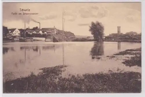 78272 Ak Suisse Partie à l'eau noire vers 1910