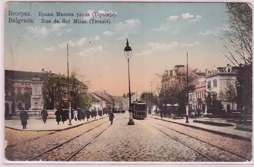 72980 AK Belgrad Beograd König-Milan-Straße Terazije 1915