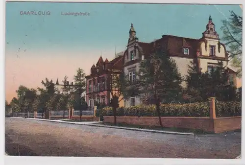 28696 Feldpost Ak Saarlouis Ludwigstrasse 1918
