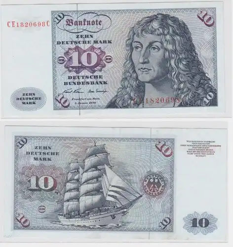 T146686 Banknote 10 DM Deutsche Mark Ro. 270b Schein 2.Jan. 1970 KN CE 1820698 C
