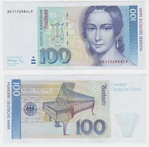 T146428 Banknote 100 DM Deutsche Mark Ro 300a Schein 1.Aug. 1991 KN DK 1176984L9