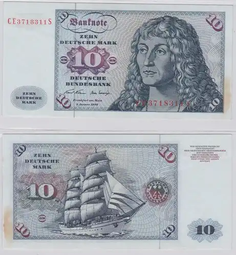 T146407 Banknote 10 DM Deutsche Mark Ro. 270b Schein 2.Jan. 1970 KN CE 3718311 S