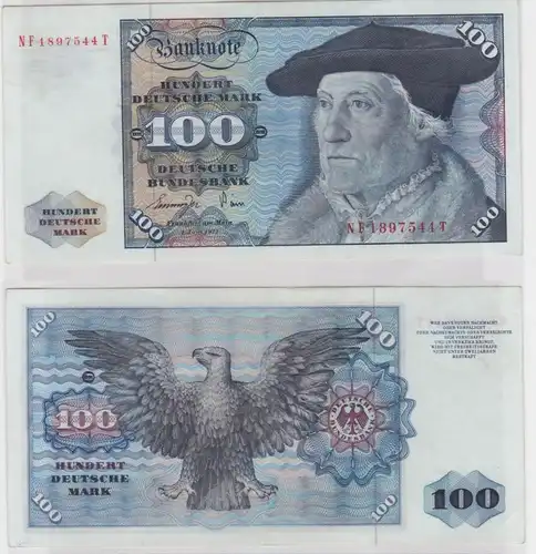 T146315 Banknote 100 DM Deutsche Mark Ro 278a Schein 1.Juni 1977 KN NF 1897544 T