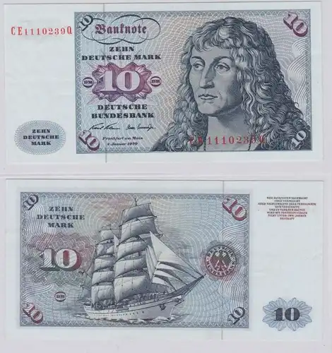 T146214 Banknote 10 DM Deutsche Mark Ro. 270b Schein 2.Jan. 1970 KN CE  Q