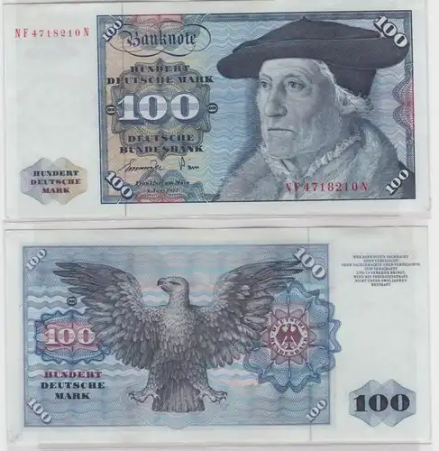 T146067 Banknote 100 DM Deutsche Mark Ro 278a Schein 1.Juni 1977 KN NF 4718210 N