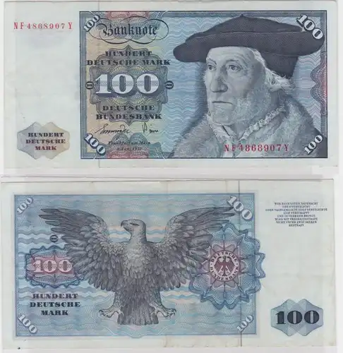 T146026 Banknote 100 DM Deutsche Mark Ro 278a Schein 1.Juni 1977 KN NF  Y