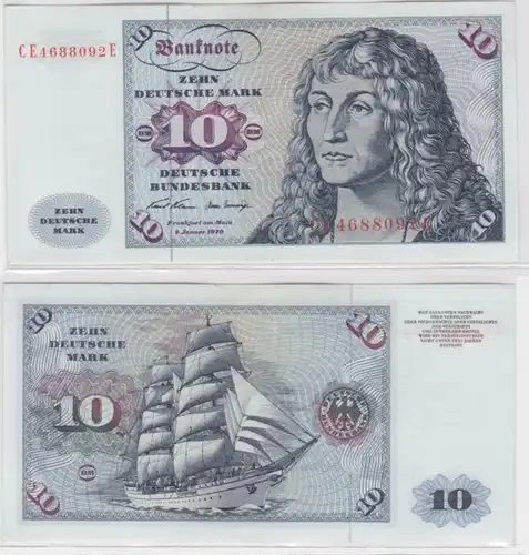 T144992 Banknote 10 DM Deutsche Mark Ro. 270b Schein 2.Jan. 1970 KN CE 4688092 E