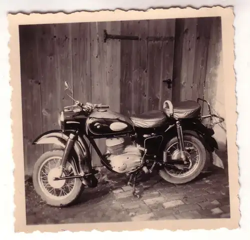 67017 Photo originale ancienne moto marque MZ vers 1950