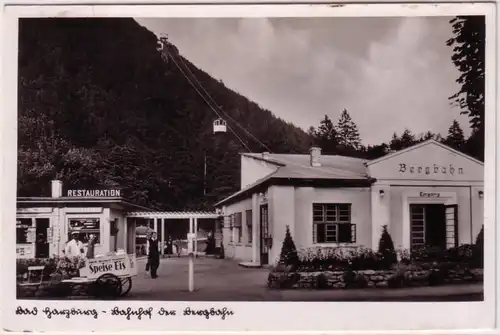 66805 Ak Bad Harzburg Bahnhof der Bergbahn 1936