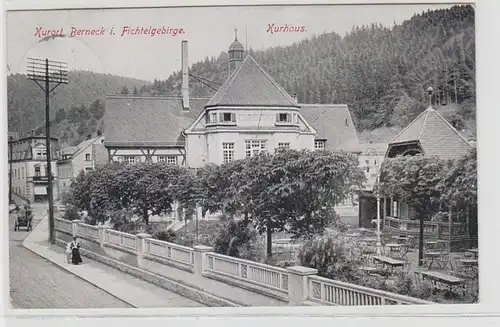 66715 Ak Kurort Berneck im Fichtelgebirge Kurhaus 1928