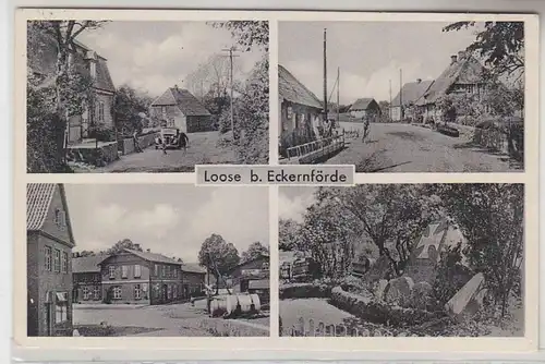 66671 Mehrbild Ak Loose bei Eckernförde Ortsansichten 1960