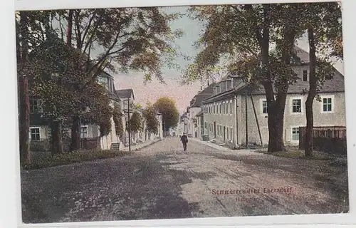 66637 Ak Sommerfrische Ebersdorf Hauptstrasse 1907