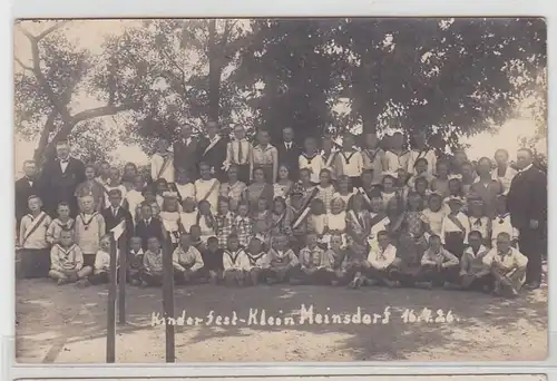 66564 Photo Ak Kinderfest Klein Meinsdorf bei Bös village Holstein 1926