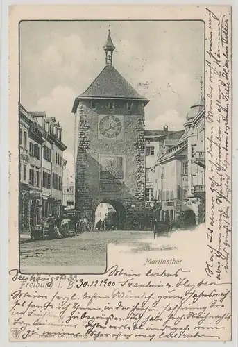 66525 Ak Fribourg im Breisgau Martinsthor 1900