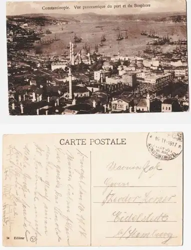 66282 Ak mit Feldpoststempel Türkei Feldpost Militär Mission Konstantinopel 1917
